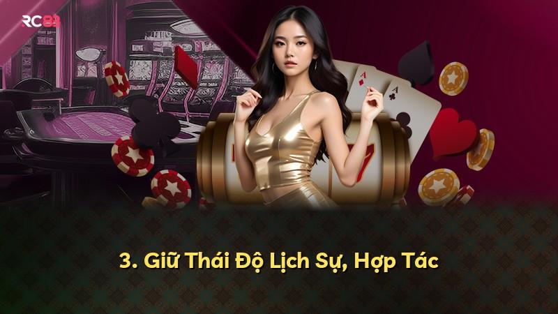 3. Giữ Thái Độ Lịch Sự, Hợp Tác