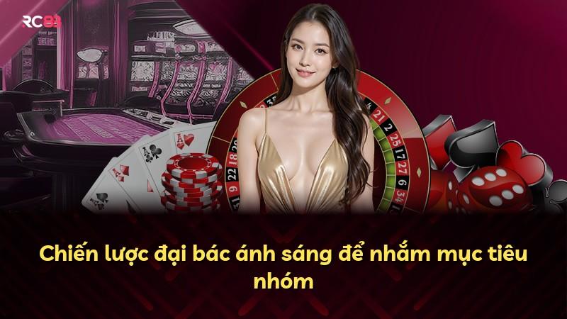 Chiến lược đại bác ánh sáng để nhắm mục tiêu nhóm