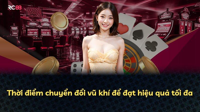 Thời điểm chuyển đổi vũ khí để đạt hiệu quả tối đa